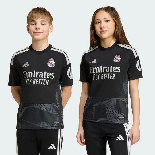 Zdjęcie produktu Dziecięca bramkarska koszulka podstawowa Real Madryt 26 / 27 Adidas czarny