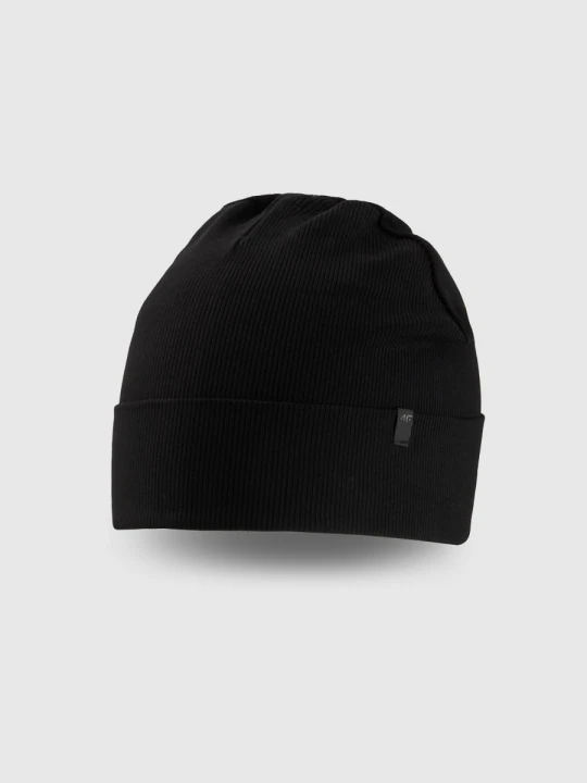 Zdjęcie produktu Dziecięca czapka beanie 4F 4FJRSS26ACAPU0766 - czarna