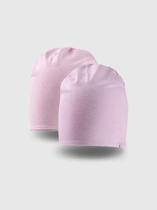 Zdjęcie produktu Dziecięca czapka beanie dwustronna 4F 4FJRSS26ACAPU0765 - fioletowa