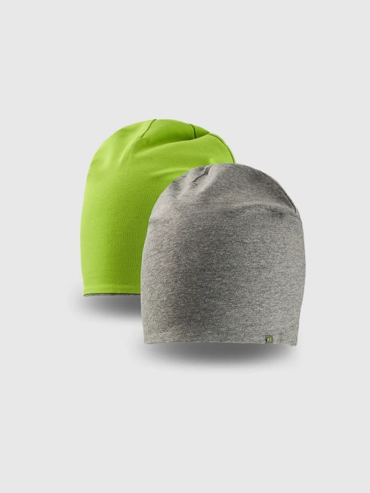 Zdjęcie produktu Dziecięca czapka beanie dwustronna 4F 4FJRSS26ACAPU0765 - zielona