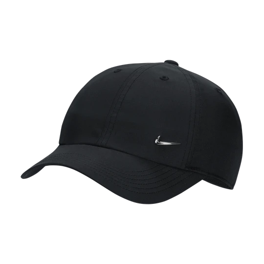 Zdjęcie produktu Dziecięca czapka z metalowym logo Swoosh Nike Dri-FIT Club - Czerń