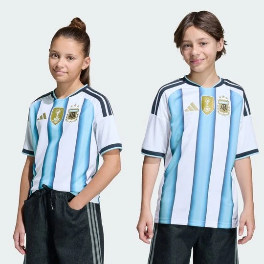 Zdjęcie produktu Dziecięca koszulka domowa Argentyna 26 Adidas