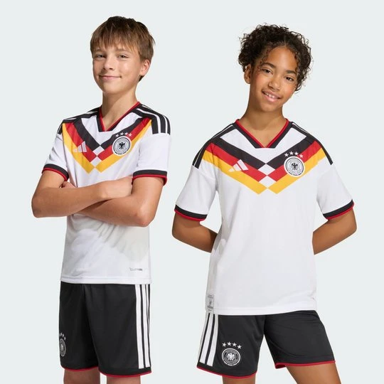 Zdjęcie produktu Dziecięca koszulka domowa Niemcy 26 Adidas biały