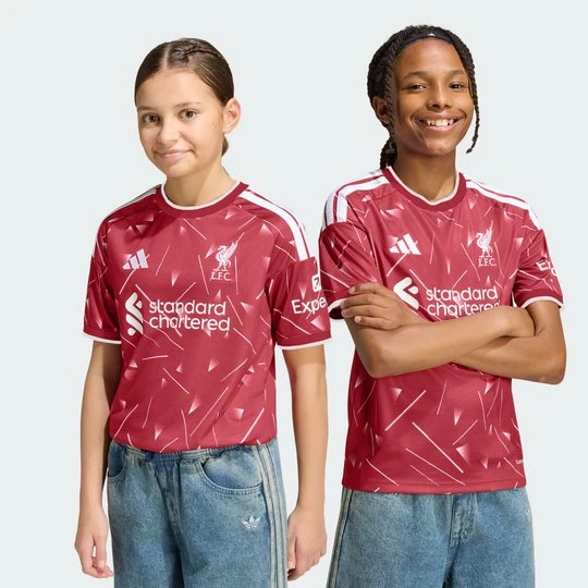 Zdjęcie produktu Dziecięca koszulka podstawowa Liverpool FC 26 / 27 Adidas Active Maroon