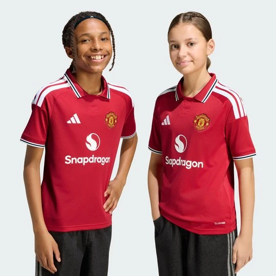 Zdjęcie produktu Dziecięca koszulka podstawowa Manchester United 26 / 27 Adidas Mufc Red
