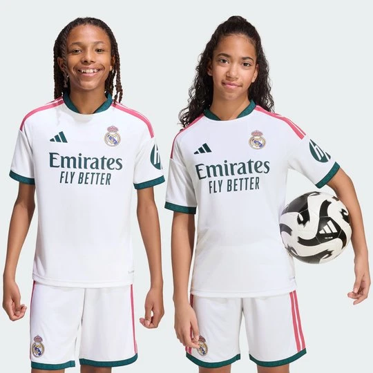 Zdjęcie produktu Dziecięca koszulka podstawowa Real Madryt 26 / 27 Adidas biały