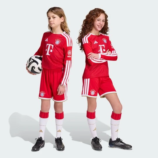 Zdjęcie produktu Dziecięca koszulka podstawowa z długim rękawem FC Bayern 26 / 27 Adidas