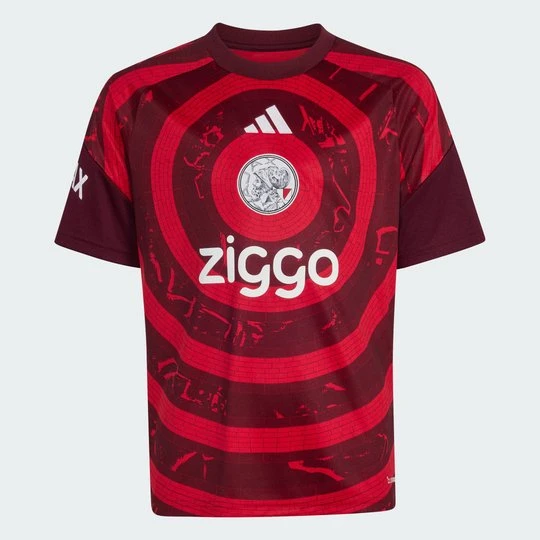 Zdjęcie produktu Dziecięca koszulka przedmeczowa Ajax Amsterdam 26/27 Adidas Bold Red