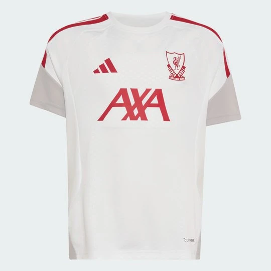 Zdjęcie produktu Dziecięca koszulka treningowa Liverpool FC 26 / 27 Cup Tiro Adidas biały
