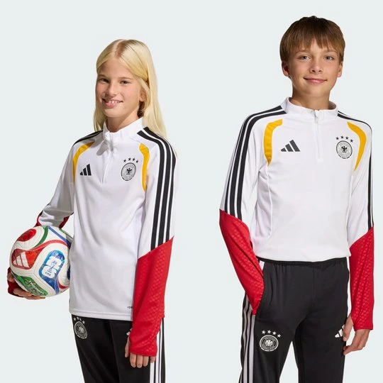 Zdjęcie produktu Dziecięca koszulka treningowa Niemcy 26 Tiro Adidas biały