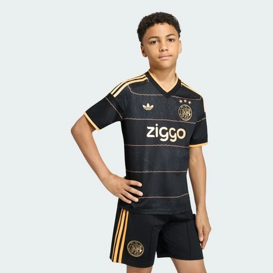 Zdjęcie produktu Dziecięca koszulka wyjazdowa Ajax Amsterdam 26 / 27 Adidas czarny