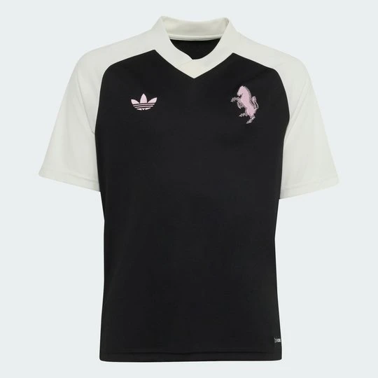 Zdjęcie produktu Dziecięca koszulka wyjazdowa przedmeczowa Juventus 26 / 27 Adidas