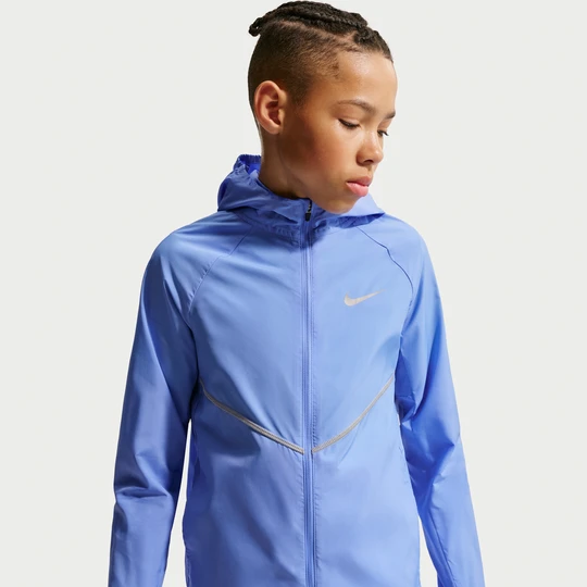 Zdjęcie produktu Dziecięca kurtka treningowa Nike Miler z ochroną przed promieniowaniem UV Repel - Niebieski