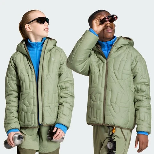 Zdjęcie produktu Dziecięca ocieplana kurtka Terrex Xperior CLIMAWARM Adidas Tent Green