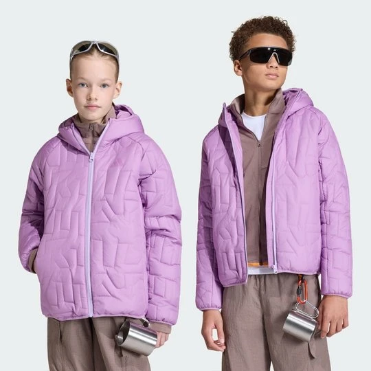 Zdjęcie produktu Dziecięca ocieplana kurtka Terrex Xperior CLIMAWARM Adidas Preloved Purple