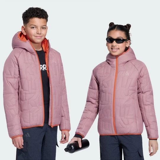 Zdjęcie produktu Dziecięca ocieplana kurtka Terrex Xperior CLIMAWARM Adidas Magic Mauve