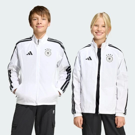 Zdjęcie produktu Dziecięca podstawowa bluza reprezentacyjna Niemcy Adidas biały