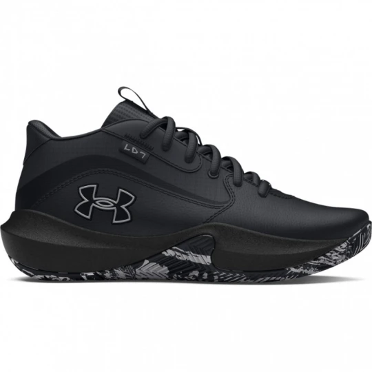 Zdjęcie produktu Dziecięce buty do koszykówki Under Armour UA Gs Lockdown 7 - czarne