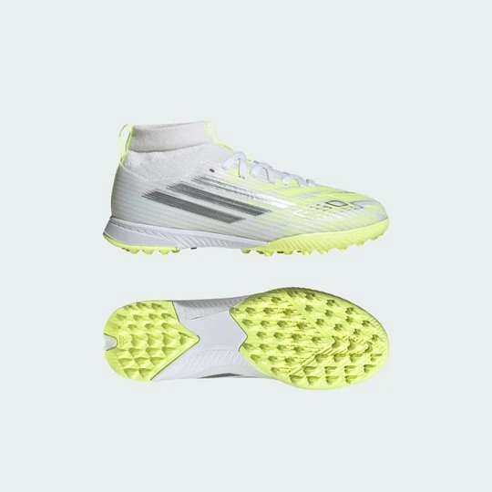 Zdjęcie produktu Dziecięce buty piłkarskie F50 SPARKFUSION LEAGUE Mid Cut Turf Adidas biały