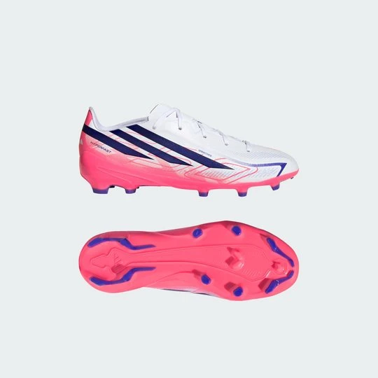 Zdjęcie produktu Dziecięce buty piłkarskie na twardą nawierzchnię (FG) F50 Hyperfast League Adidas