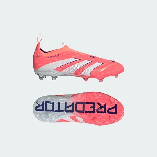 Zdjęcie produktu Dziecięce buty piłkarskie Predator Elite Laceless FG Adidas pomarańczowy