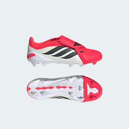 Zdjęcie produktu Dziecięce buty piłkarskie PREDATOR LEAGUE z wywijanym językiem, przeznaczone na naturalną nawierzchnię Adidas