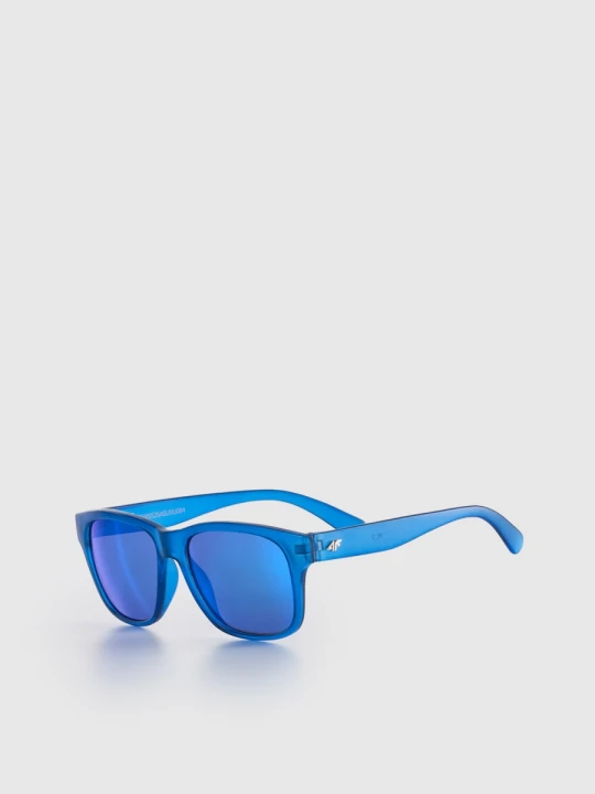 Zdjęcie produktu Dziecięce okulary przeciwsłoneczne z powloką lustrzaną 4F 4FJRSS26ASUNU084 - niebieskie