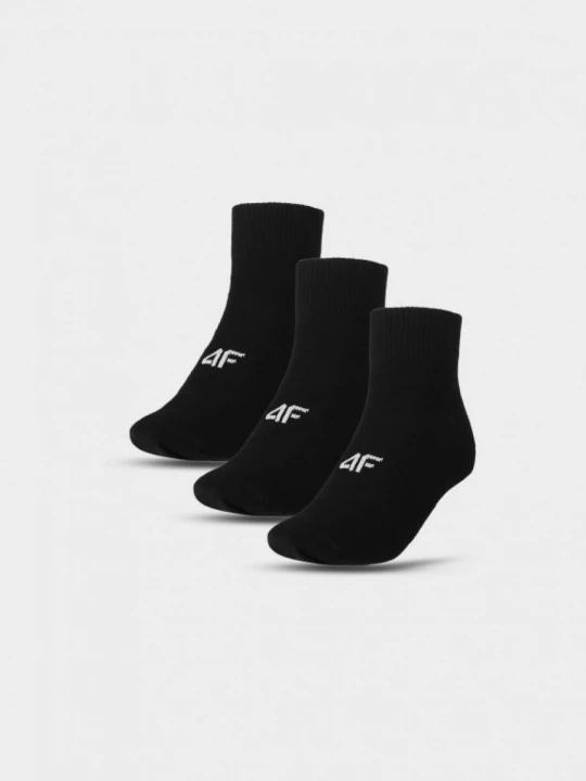 Zdjęcie produktu Dziecięce skarpetki (3-pack) 4F 4FJWMM00USOCU330 - czarne