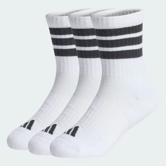 Zdjęcie produktu Dziecięce skarpety do łydki 3-Stripes Cushioned 3 Pair Pack Adidas