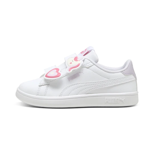 Zdjęcie produktu Dziecięce sneakersy PUMA Smash 3.0 Badges, Buty, Biały