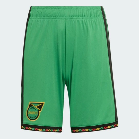 Zdjęcie produktu Dziecięce spodenki domowe Jamajka 26 x Bob Marley Adidas Vivid Green