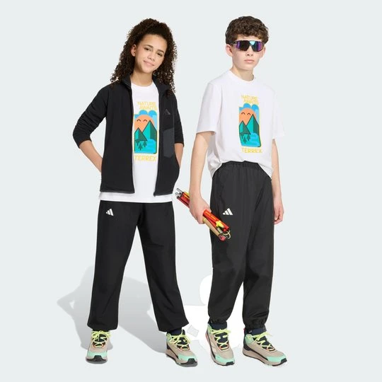 Zdjęcie produktu Dziecięce spodnie przeciwdeszczowe Terrex Multi 2 Layer CLIMAPROOF Adidas czarny