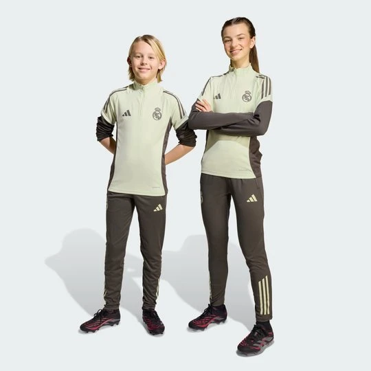 Zdjęcie produktu Dziecięce spodnie Real Madryt Tiro 25 Competition Training Adidas Utility Grey