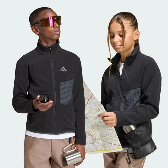 Zdjęcie produktu Dziecięcy polar z suwakiem na całej długości Terrex Kids Multi Adidas czarny