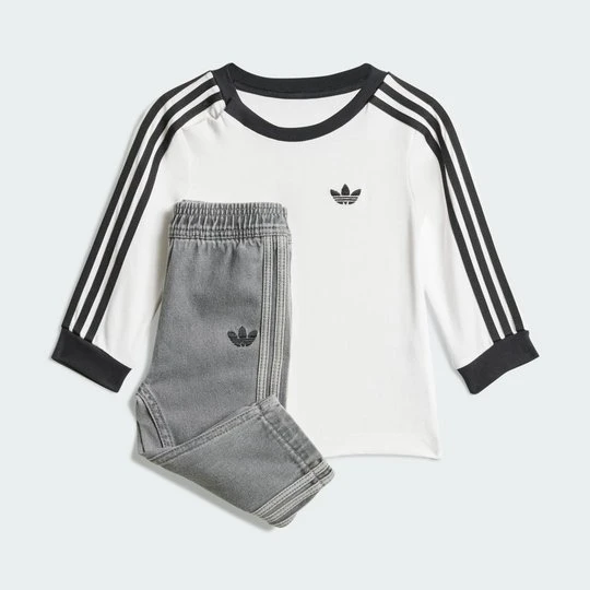 Zdjęcie produktu Dziecięcy zestaw z koszulką z długim rękawem Denim Adidas