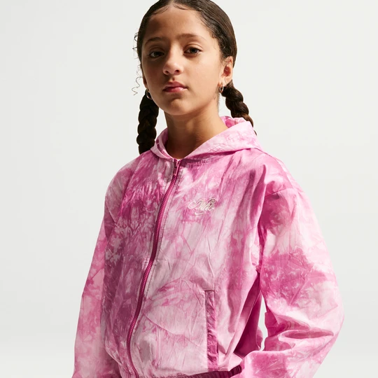 Zdjęcie produktu Dziewczęca bluza dresowa z tkaniny Nike Club - Fiolet