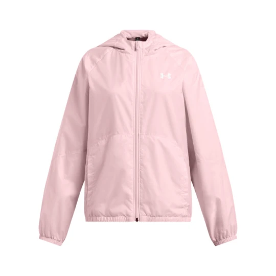 Zdjęcie produktu Dziewczęca kurtka wiatrówka Under Armour UA Sport Windbreaker Jkt - różowa