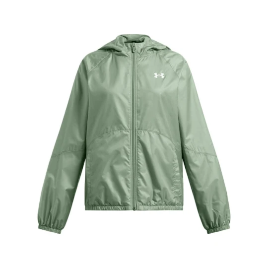 Zdjęcie produktu Dziewczęca kurtka wiatrówka Under Armour UA Sport Windbreaker Jkt - zielona