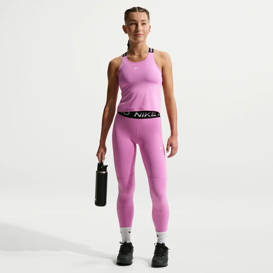 Zdjęcie produktu Dziewczęce legginsy ze średnim stanem Nike Pro - Fiolet