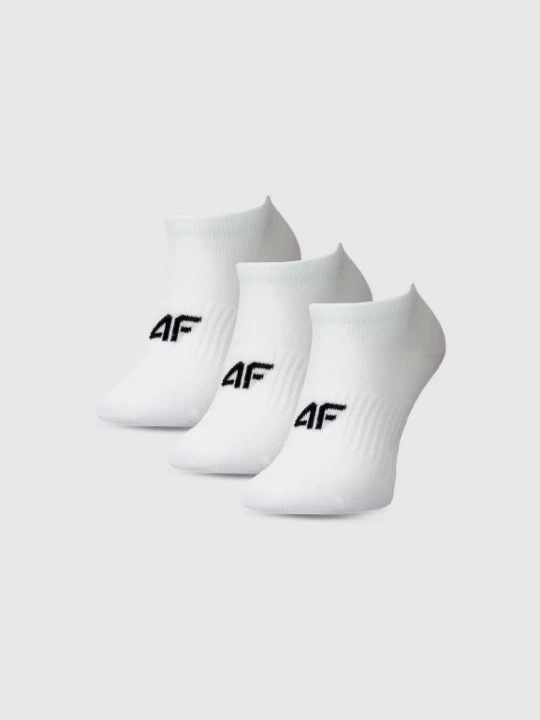 Zdjęcie produktu Dziewczęce skarpetki (3-pack) 4F 4FJWMM00USOCF496 - białe