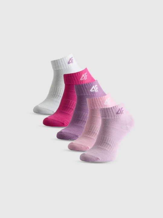 Zdjęcie produktu Dziewczęce skarpetki (5-pack) 4F 4FJRSS26USOCF0858 - multikolor