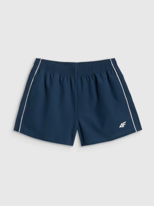 Zdjęcie produktu Dziewczęce spodenki sportowe 4F 4FJRSS26UBDSF248 - granatowe