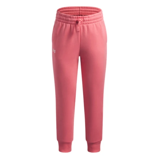 Zdjęcie produktu Dziewczęce spodnie dresowe Under Armour UA Rival Fleece Joggers - różowe