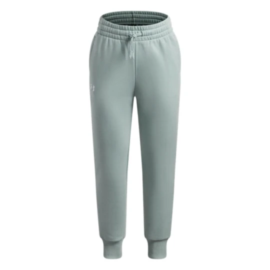 Zdjęcie produktu Dziewczęce spodnie dresowe Under Armour UA Rival Fleece Joggers - zielone