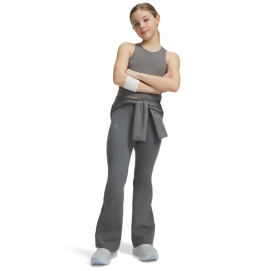 Zdjęcie produktu Dziewczęce spodnie treningowe Under Armour Motion Flare Pant - szare