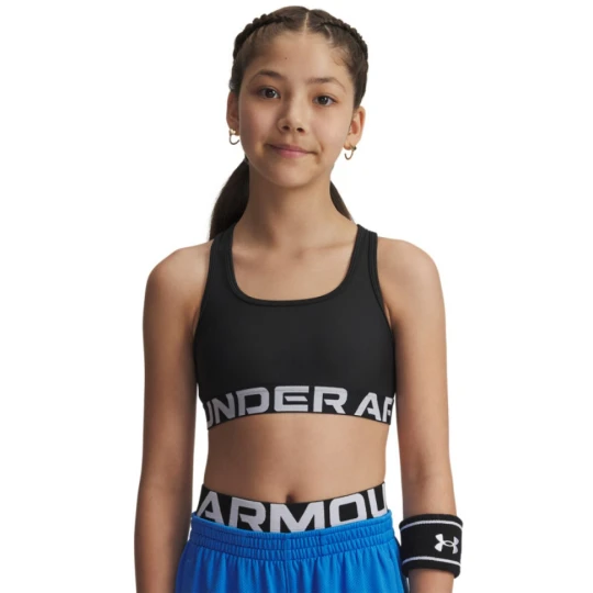 Zdjęcie produktu Dziewczęcy biustonosz treningowy Under Armour G Crossback Bra - czarny