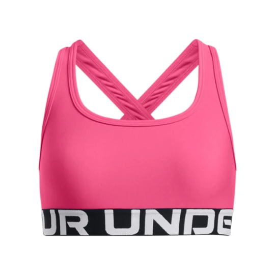 Zdjęcie produktu Dziewczęcy biustonosz treningowy Under Armour G Crossback Bra - różowy