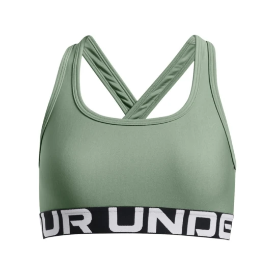 Zdjęcie produktu Dziewczęcy biustonosz treningowy Under Armour G Crossback Bra - zielony