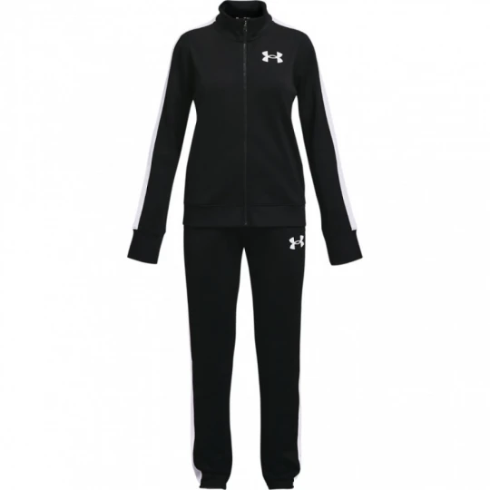 Zdjęcie produktu Dziewczęcy dres treningowy UNDER ARMOUR EM Knit Track Suit - czarny