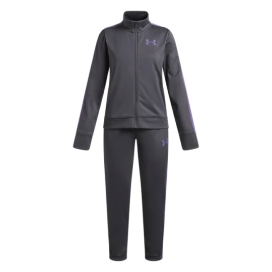 Zdjęcie produktu Dziewczęcy dres treningowy Under Armour EM Knit Track Suit - szary
